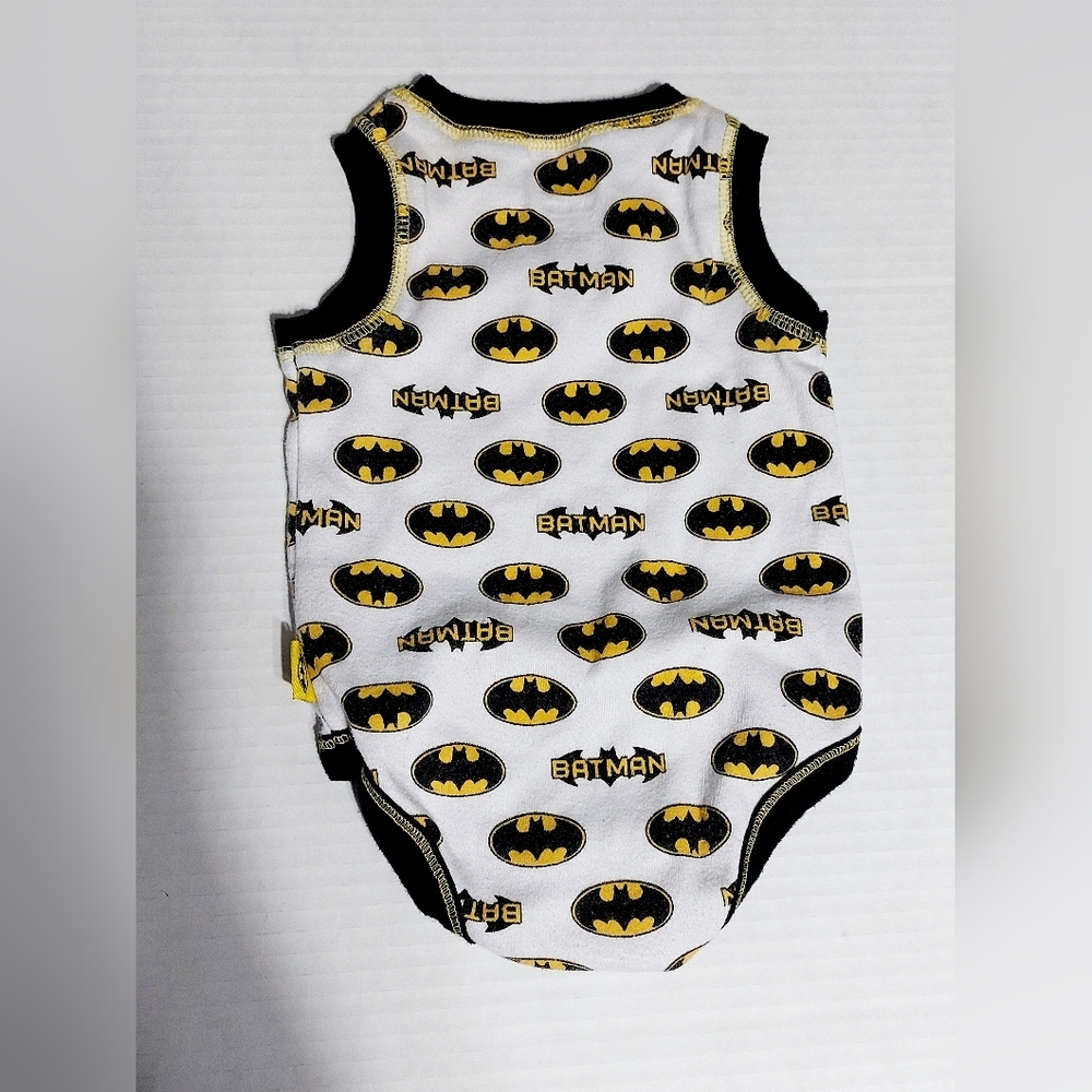Batman Bodysuit 0-3 Months‎ Infant Sleeveless One Piece DC - Picture 3 of 4